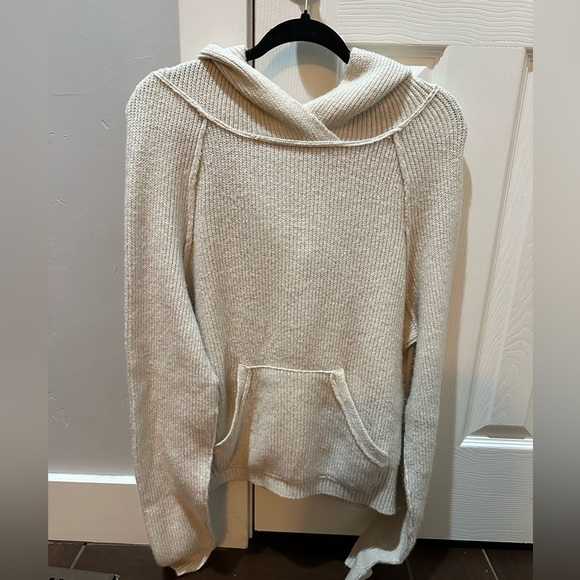 Free People Sweaters - Free People Cream Cowl Neck Sweater